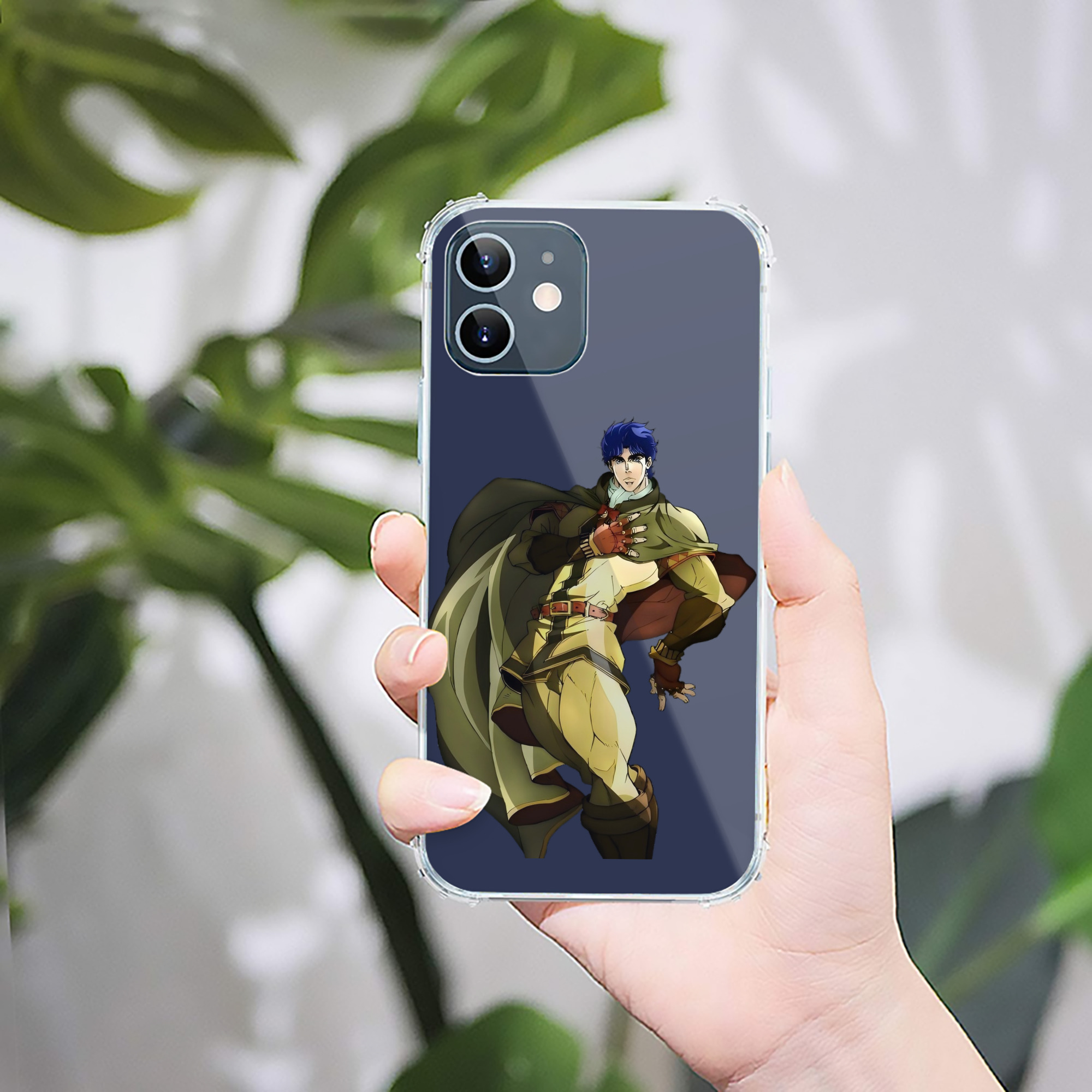 （画像用） ジョジョの奇妙な冒険 /ジョナサン?ジョースター JoJo's Bizarre Adventure Jonathan Joestar 【iPhone 12シリーズ対応】透明スマホケース（クリアソフトケース）